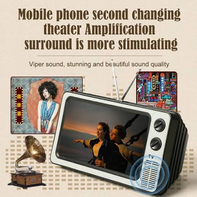 12 Inch Phone Screen Mag12 Inchnifier Enlarged Expand Stand Phone Holder HD Video Amplifier Eyes Protection Retro TV Box For Iphone